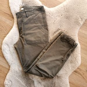 TNA | Brown Ankle Zipper Crops Sz 6